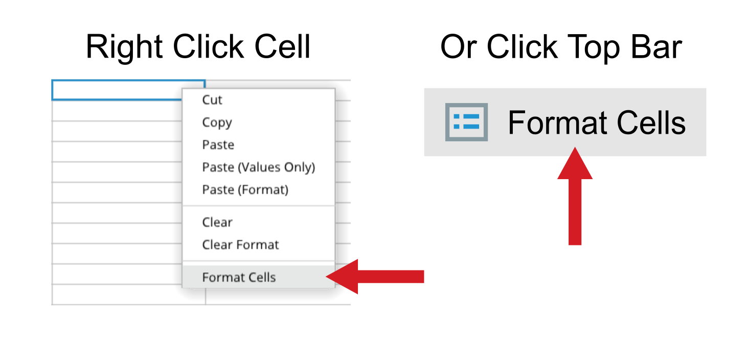 A screenshot of a computer screen with a button labeled Or Click Cell on the right side.