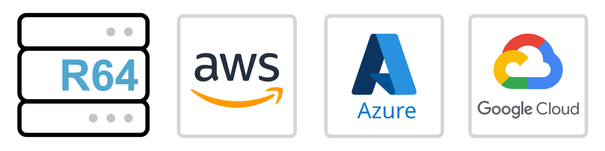 Two logos, one for Amazon and one for AZA, are displayed on a green background.