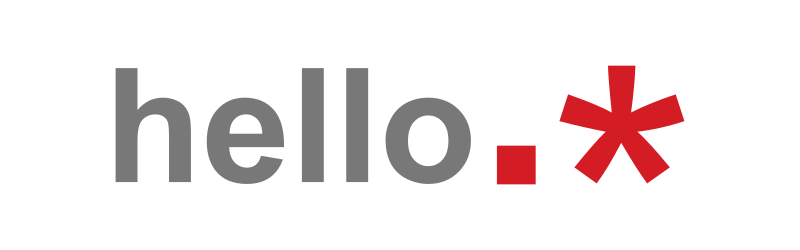 A logo for a company called Hello.