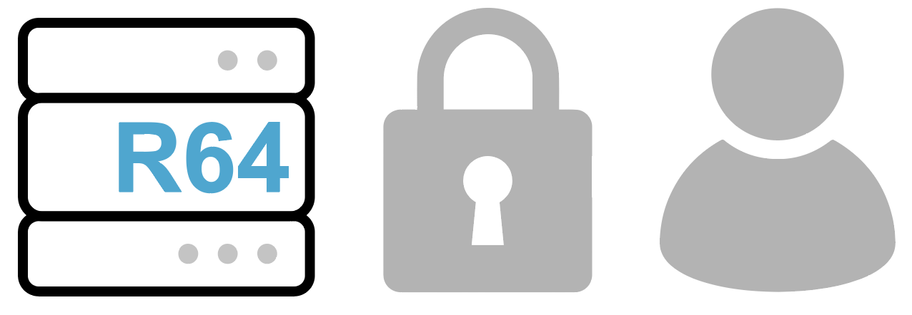 A lock and key symbol is shown with a keyhole.