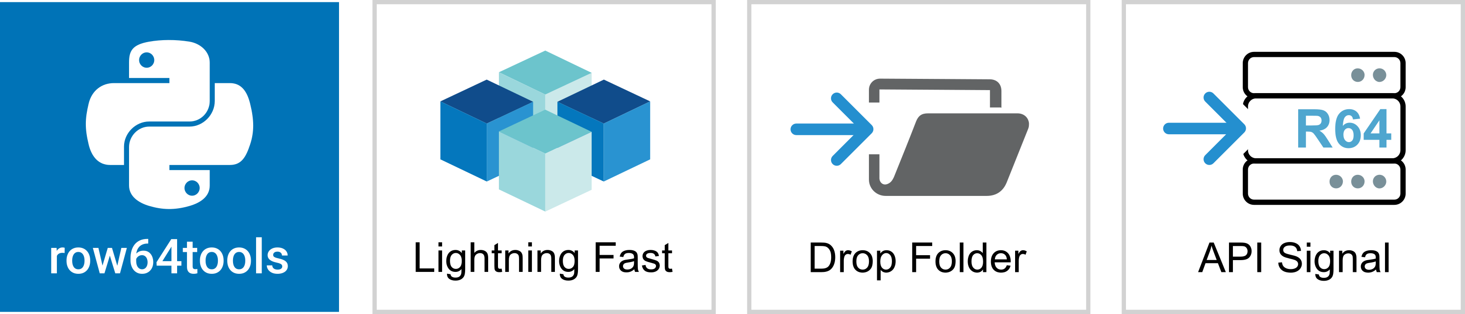 A green background with two icons, one of which is a blue box with a white arrow pointing up.