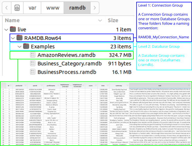 A screenshot of a computer screen shows a green highlighted row of text that says Amazon Reviews.