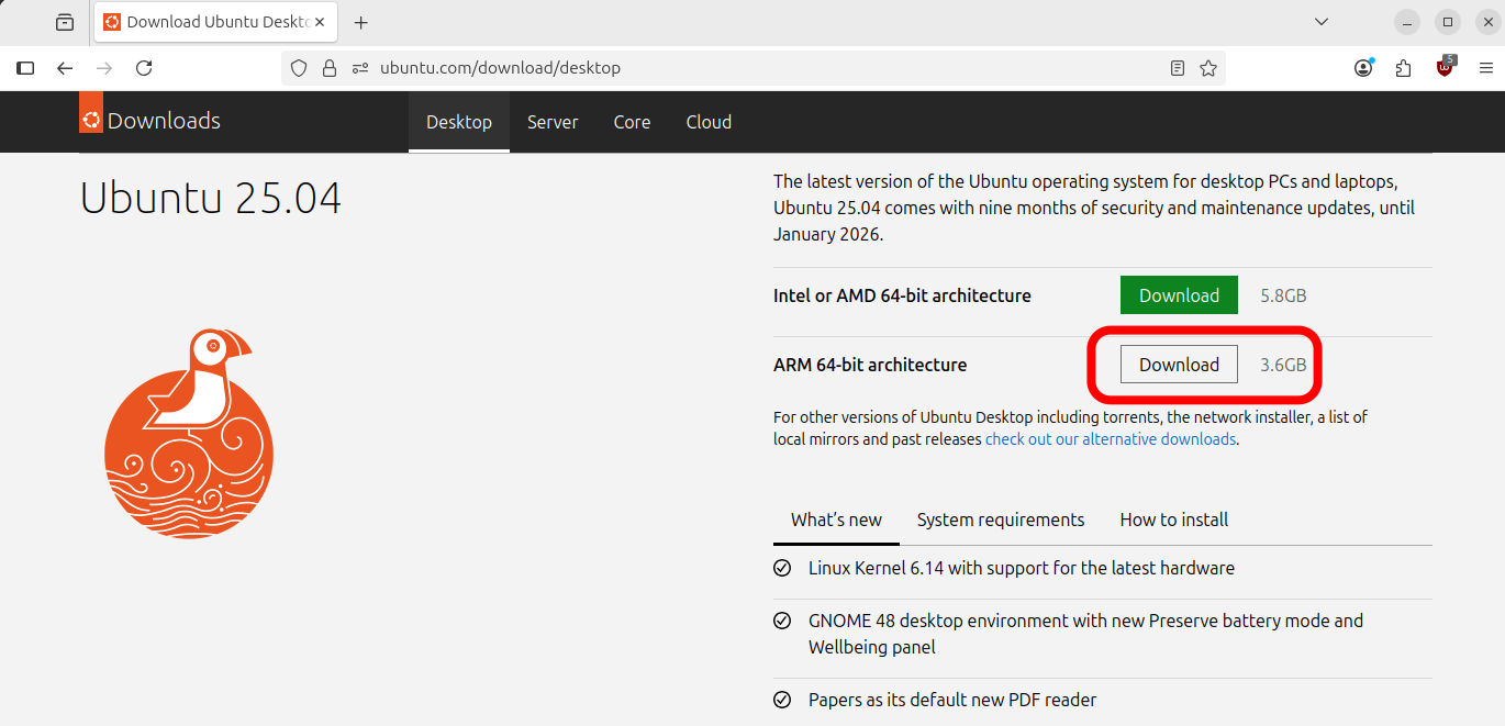 A screenshot of a webpage with a red circle on the word Architecture .