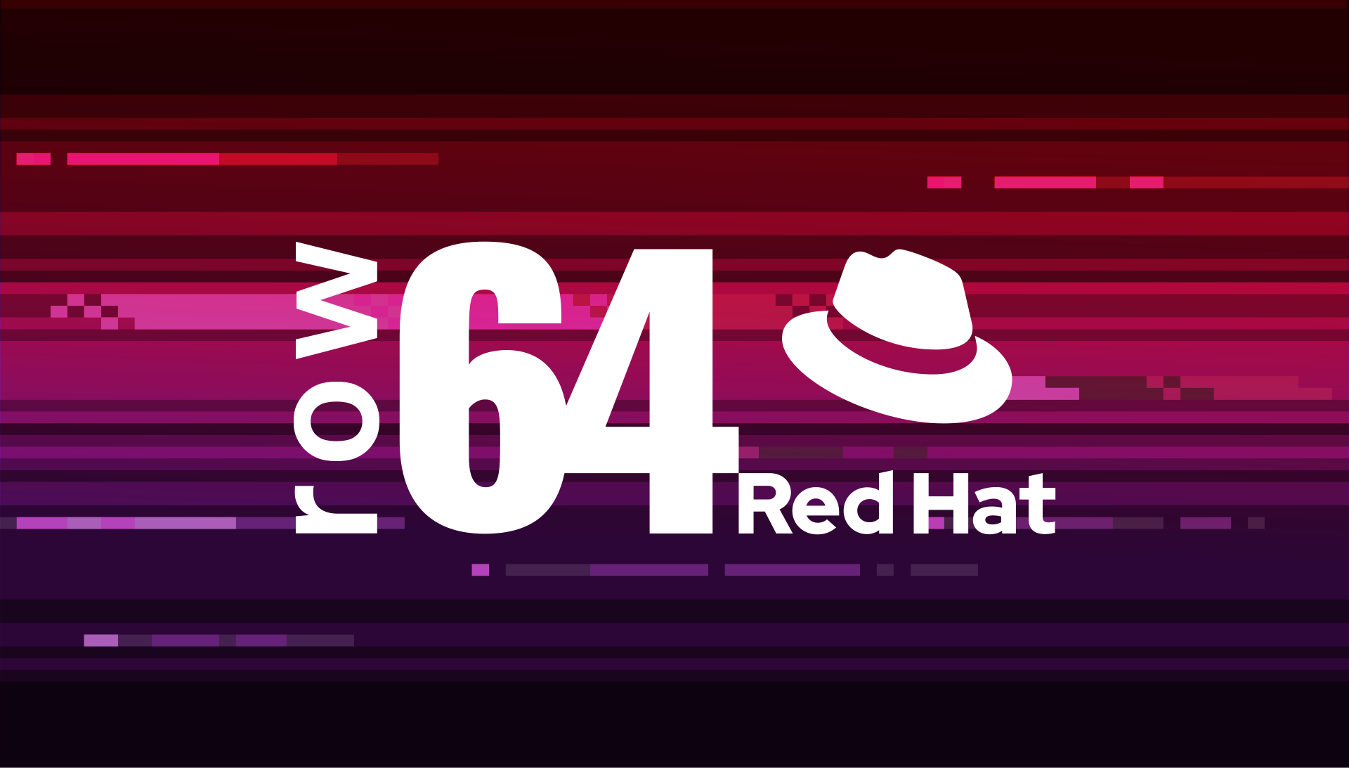 A red hat with a white stripe is shown on a red background.