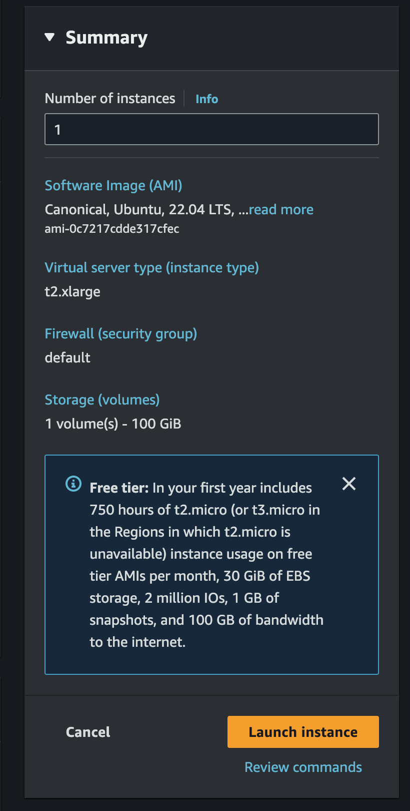 A screenshot of a computer screen showing a storage capacity of 100 gigabytes.