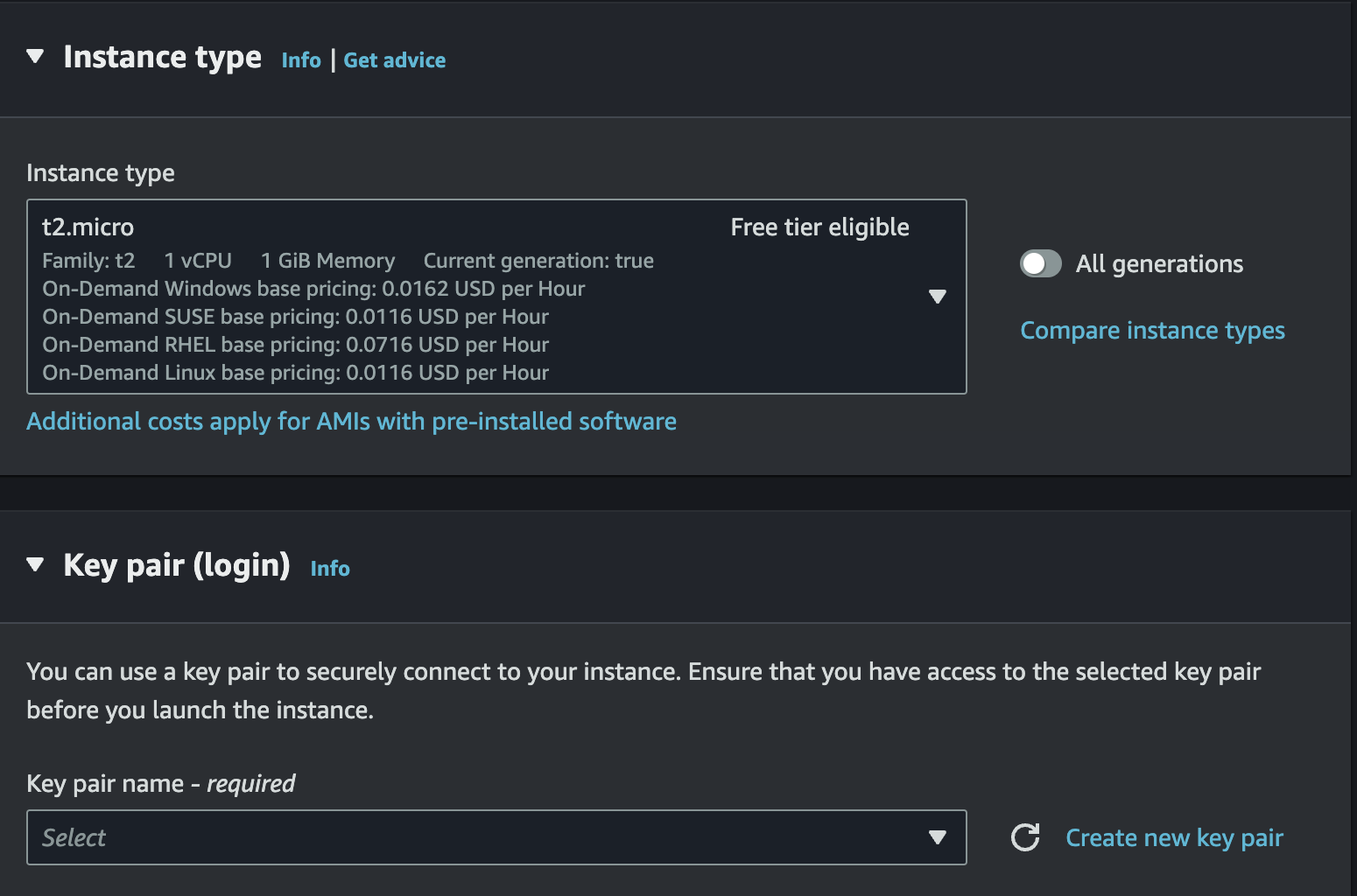 A screen with a message that says AMI s with pre-installed software .