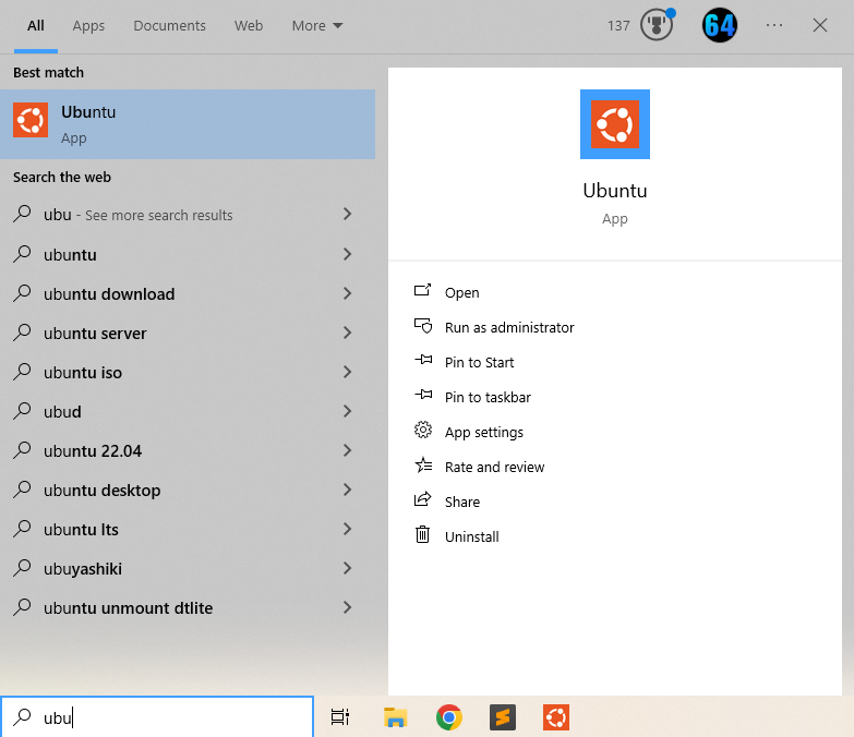 A screenshot of a computer screen with a blue background and a logo for Ubuntu.