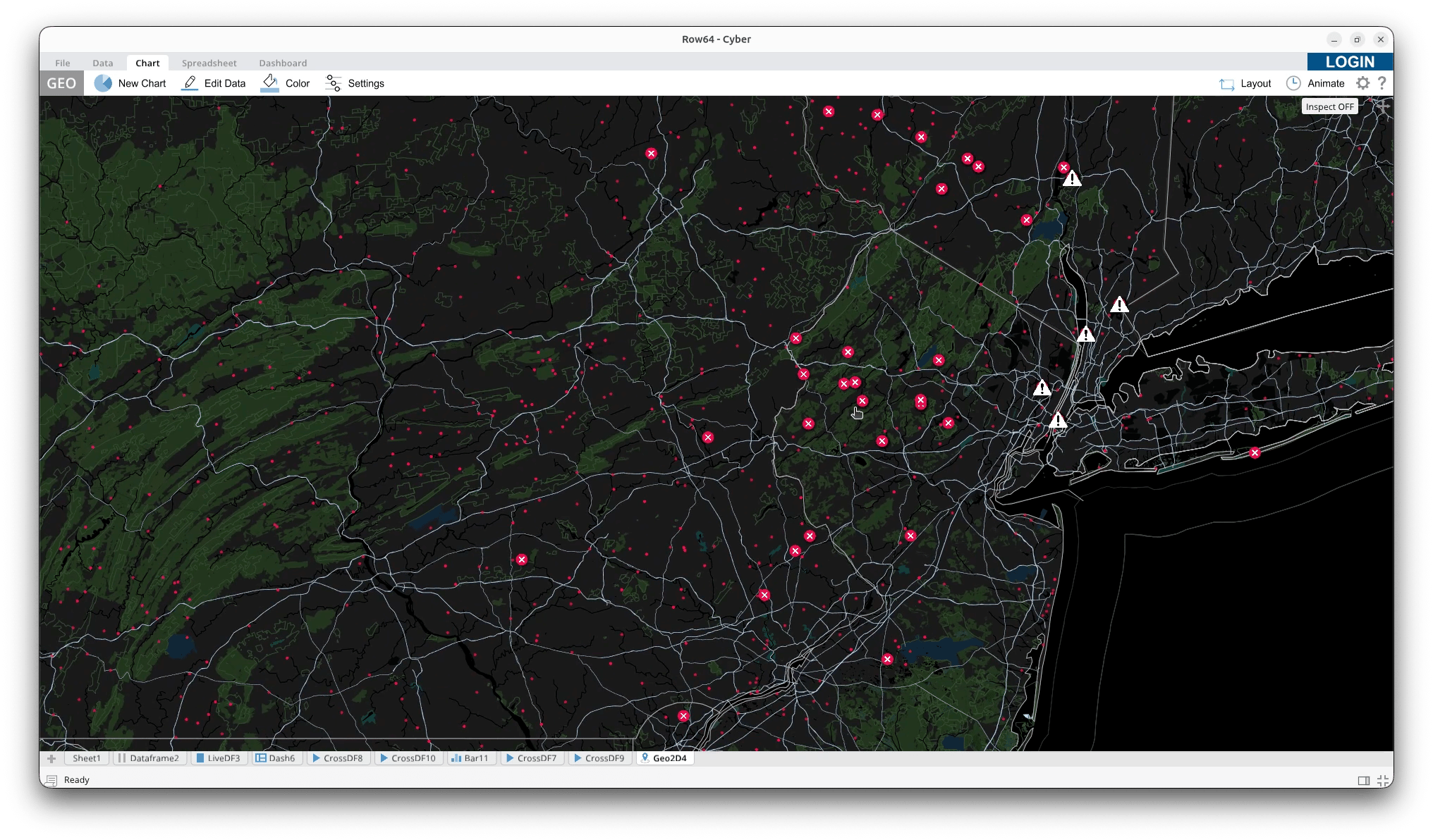 A map of Seoul, South Korea, displaying the city's roadways and population density. The image is a screenshot of a computer program, with a pink line indicating the city's boundaries. The map is presented in a clear and concise manner, providing valuable information for those interested in the city's infrastructure and population distribution.