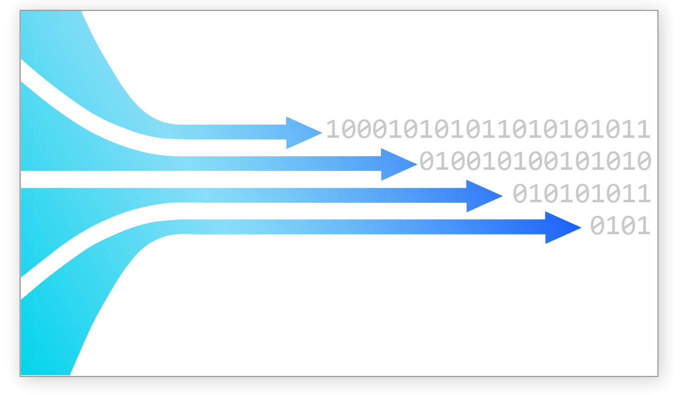 A blue line is drawn on a white background.